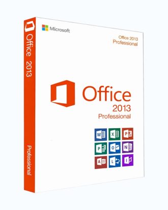 Microsoft Windows Office 2013 Pro, Lifetime License Key License - 5 User for PC