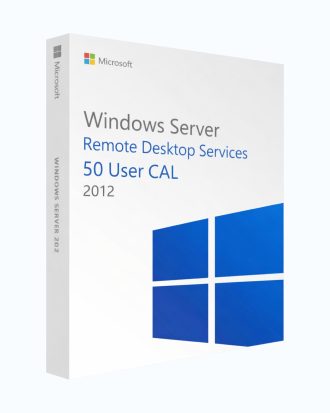 Windows Server 2012 R2 Remote Desktop Services (Rds) 50 User Cals
