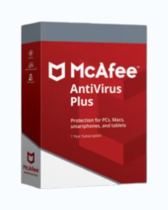 McAfee AntiVirus Plus Key (1 Year / 10 Devices) Latest Version + Free Updates