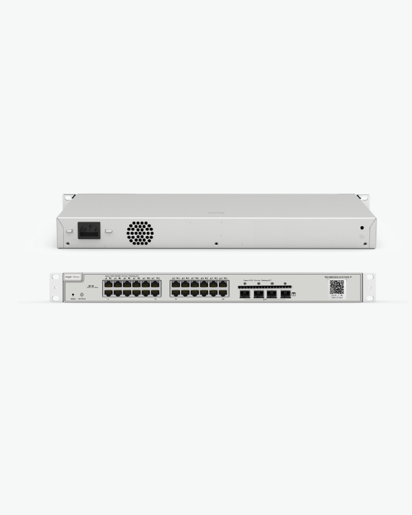 Ruijie 24-Port Gigabit PoE+ L2 Switch with 4×10G SFP+