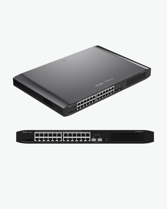Ruijie 26-Port Gigabit Smart PoE+ Switch with 2×SFP
