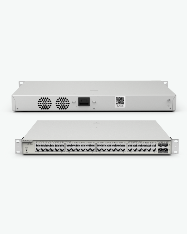 Ruijie 48-Port Gigabit PoE+ L2 Switch with 4×10G SFP+